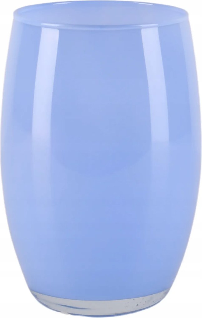 Modern üveg virágváza Tyra 20 cm kék ajándék