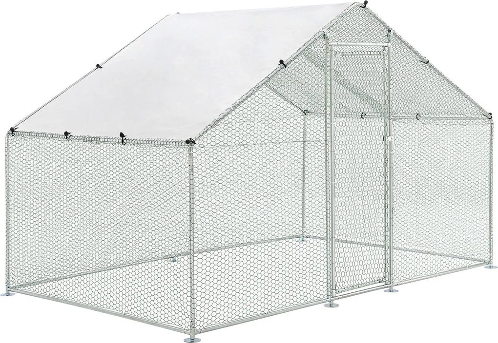 Juskys Csirkekifutó - 3x2x2m