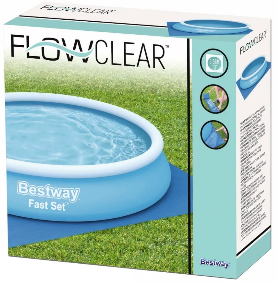 Bestway Flowclear&quot; medencealátét 396 x 396 cm&quot;