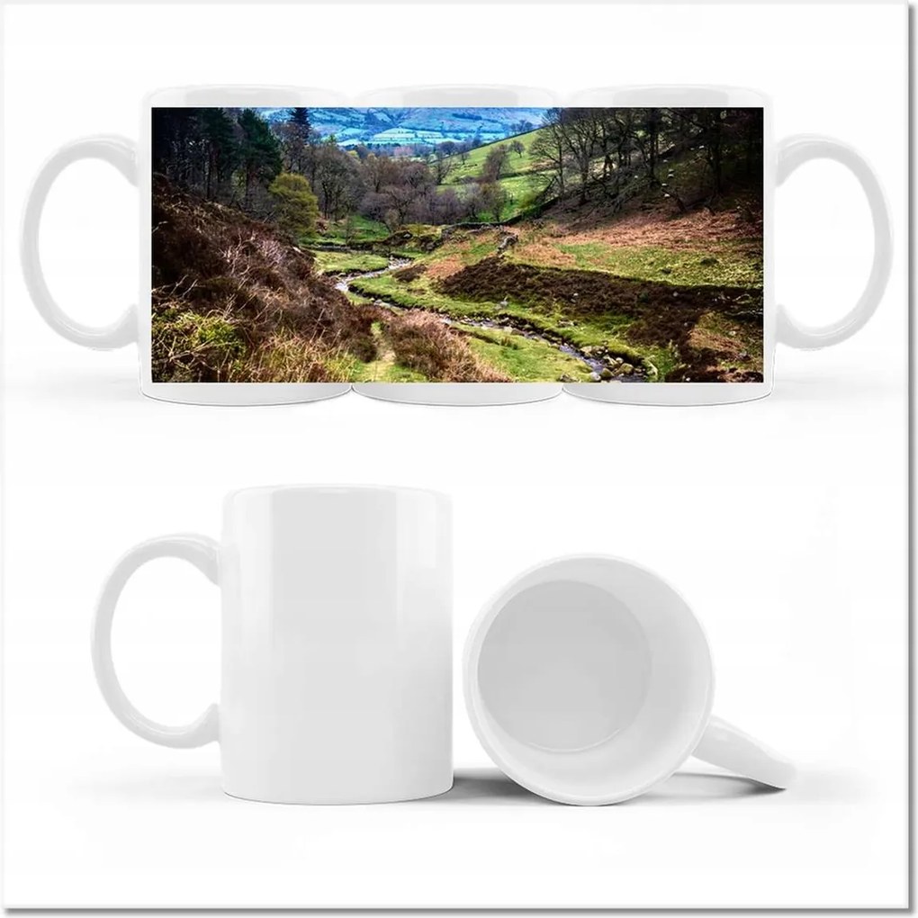 Fotó bögre Hegyi táj Patak a hegyekben