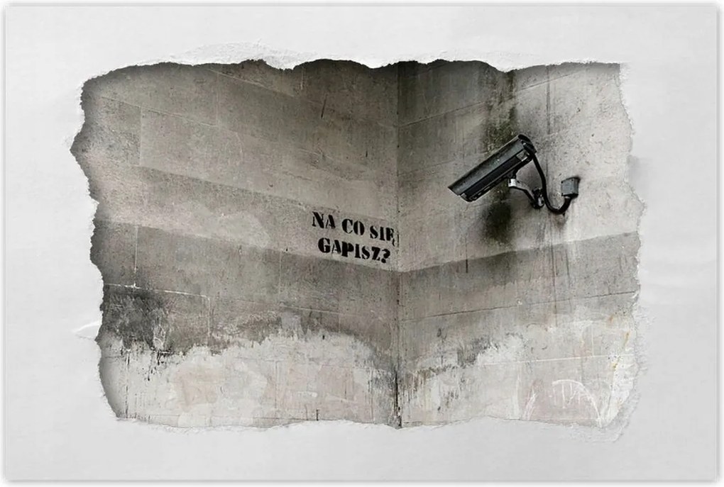 Poszterek 90x60 Banksy Mit bámulsz?