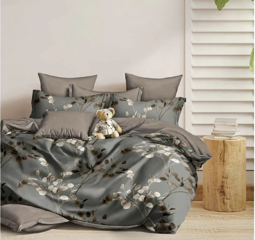 Pamut ágyneműhuzat WILDONA szürke Ágyneműhuzat mérete: 70 x 90 cm | 140 x 200 cm