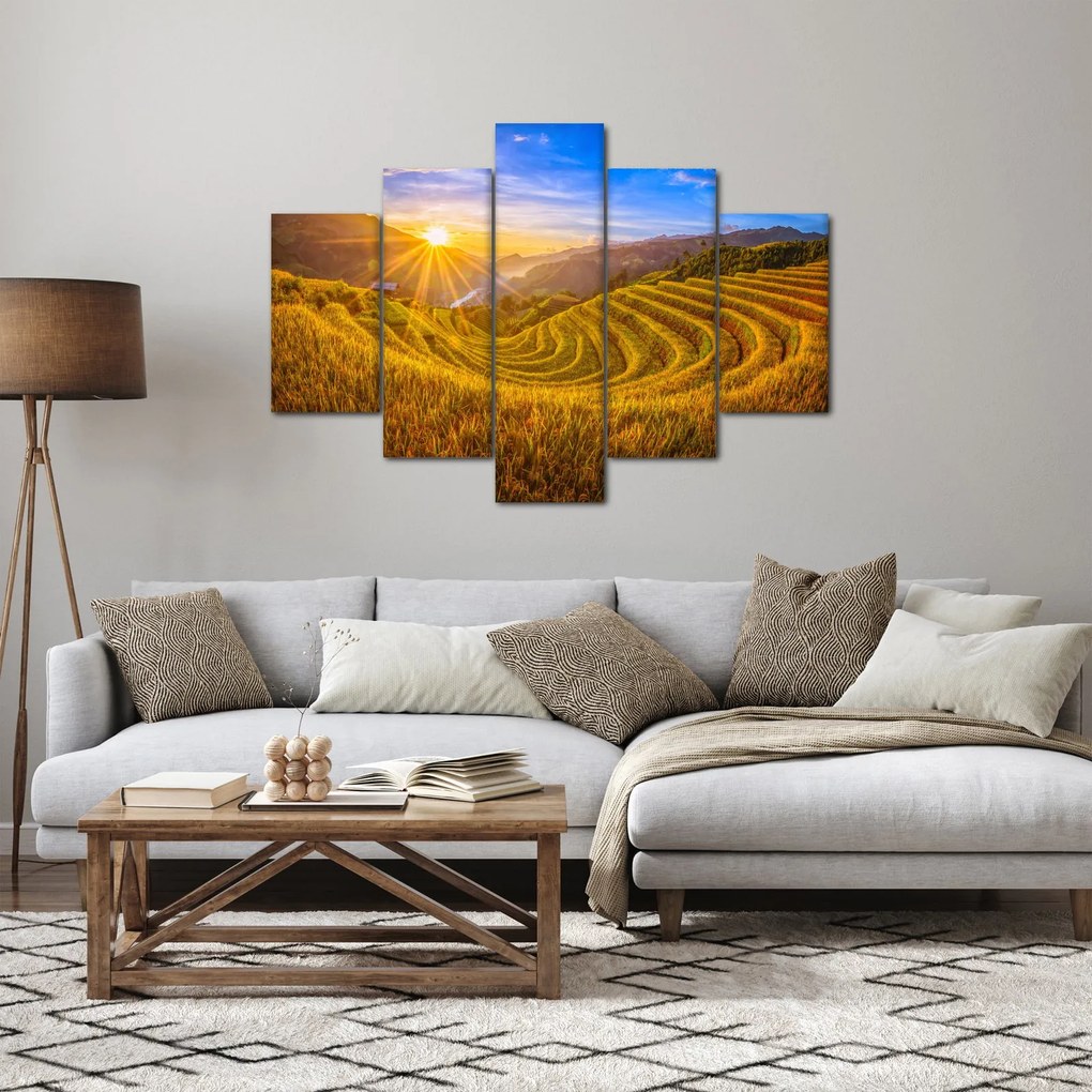 Kép - Rizs teraszok Vietnamban (150x105 cm)