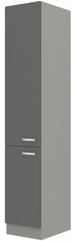 Élelmiszer szekrény Gonir 40 DK 210 2F (szürke + szürke). 1032721