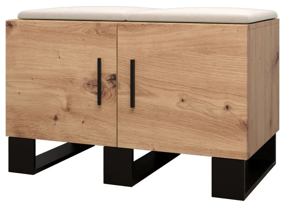 Előszobabútor Amanda 21 (artisan tölgy + bézs). 1086037