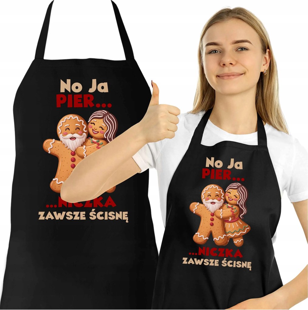 Konyhai kötény Karácsonyi Ajándék Karácsony Vicces Stílusos Szerelmes Pároknak