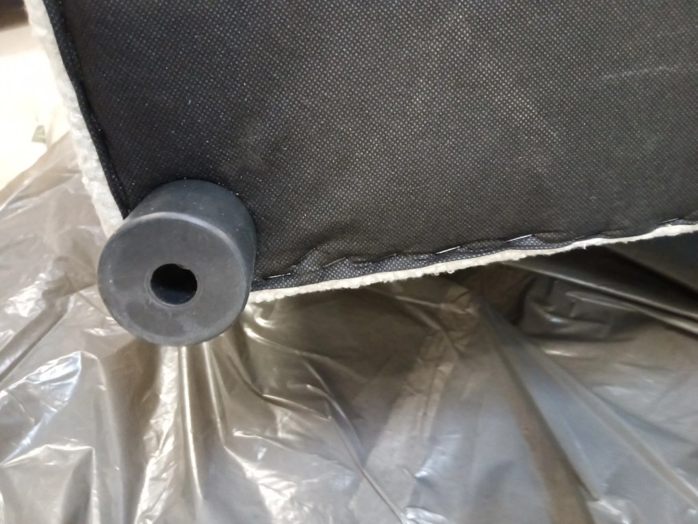 AKCIÓ Kinyitható U alakú ülőgarnitúra SMART BOUCLE 303x143 cm, sötét bézs II. osztály
