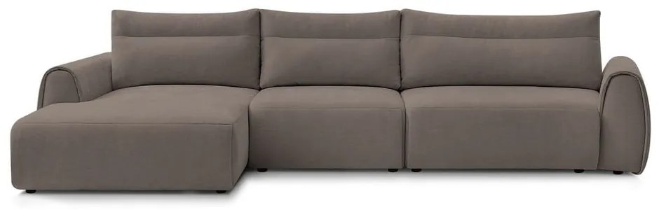 Barna sarokkanapé Aden – Bobochic Paris