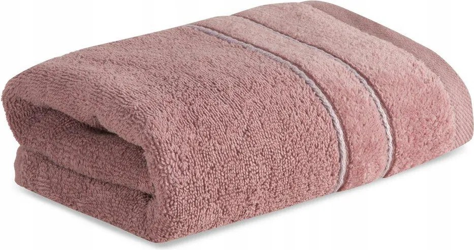 Törölköző SIBEL/05 púder pamut 50x90 cm nedvszívó vastag puha pamut