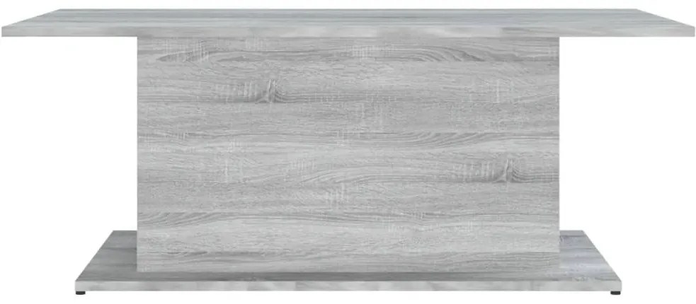 Szürke sonoma szerelt fa dohányzóasztal 102x55,5x40 cm