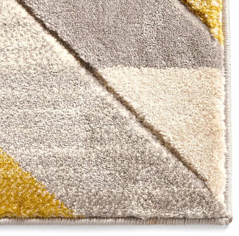 Pembroke sárga-bézs szőnyeg, 80 x 150 cm - Think Rugs