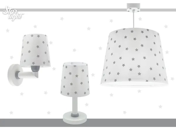 Dalber 82212B - Gyermekcsillár STAR LIGHT 1xE27/60W/230V fehér