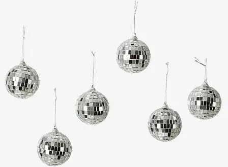 Karácsonyfadíszek 6DB