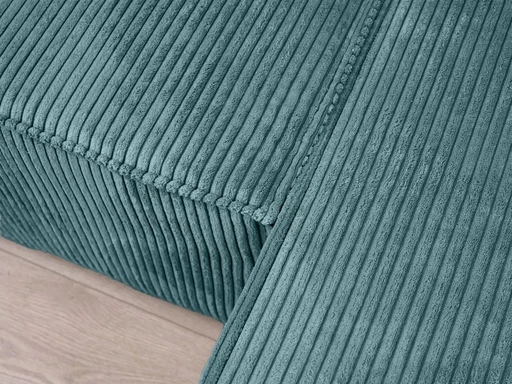 AKCIÓ Benzinkék sarokkanapé SMART COSARO, kétoldalas + 2 párna AJÁNDÉK II. osztály