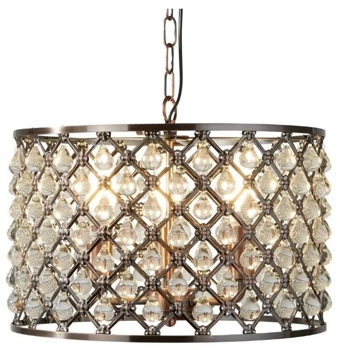 Searchlight 7813-3CU - Kristály csillár láncon MARQUISE 3xE14/40W/230V