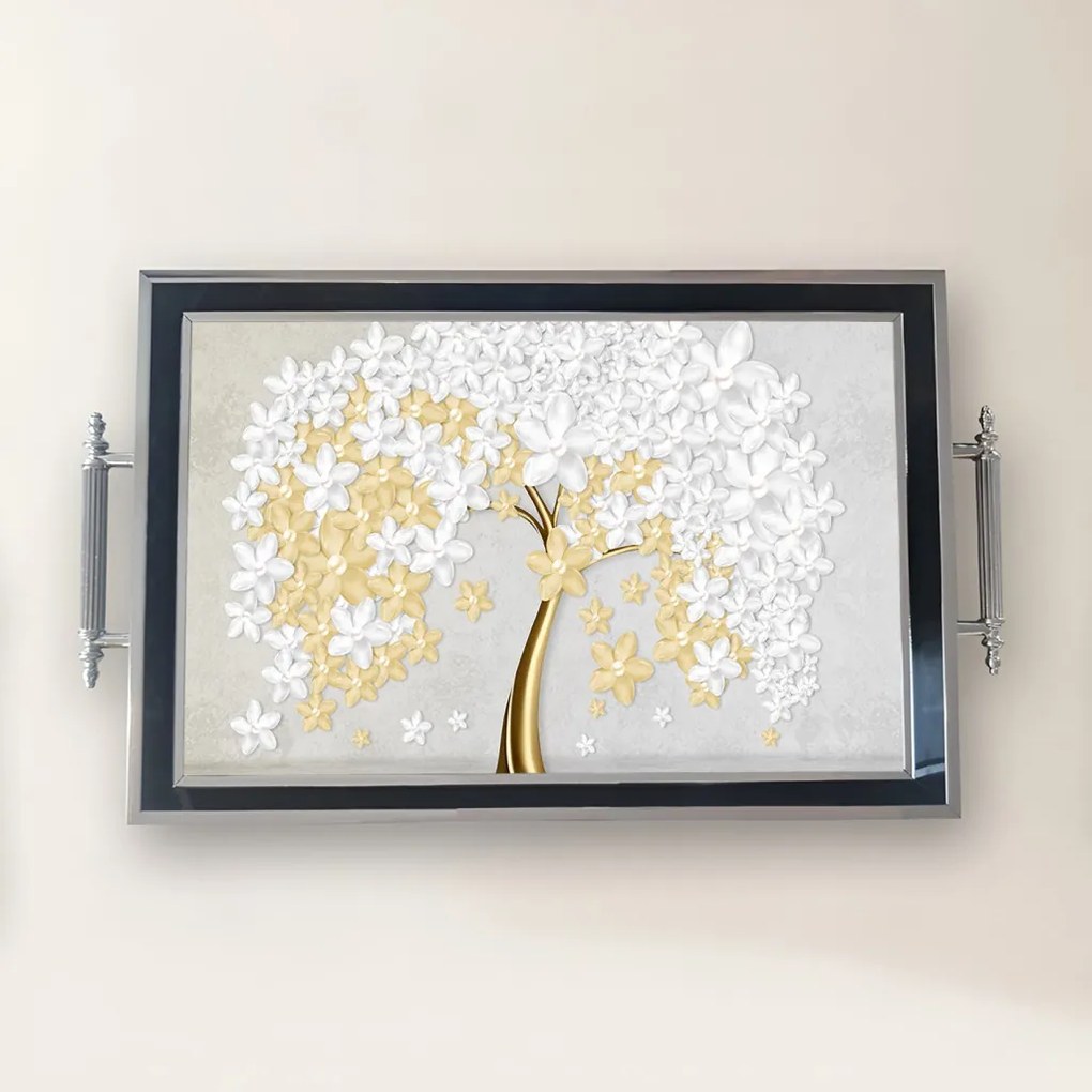 Üveg tálca, 38×24 cm – TPG9853