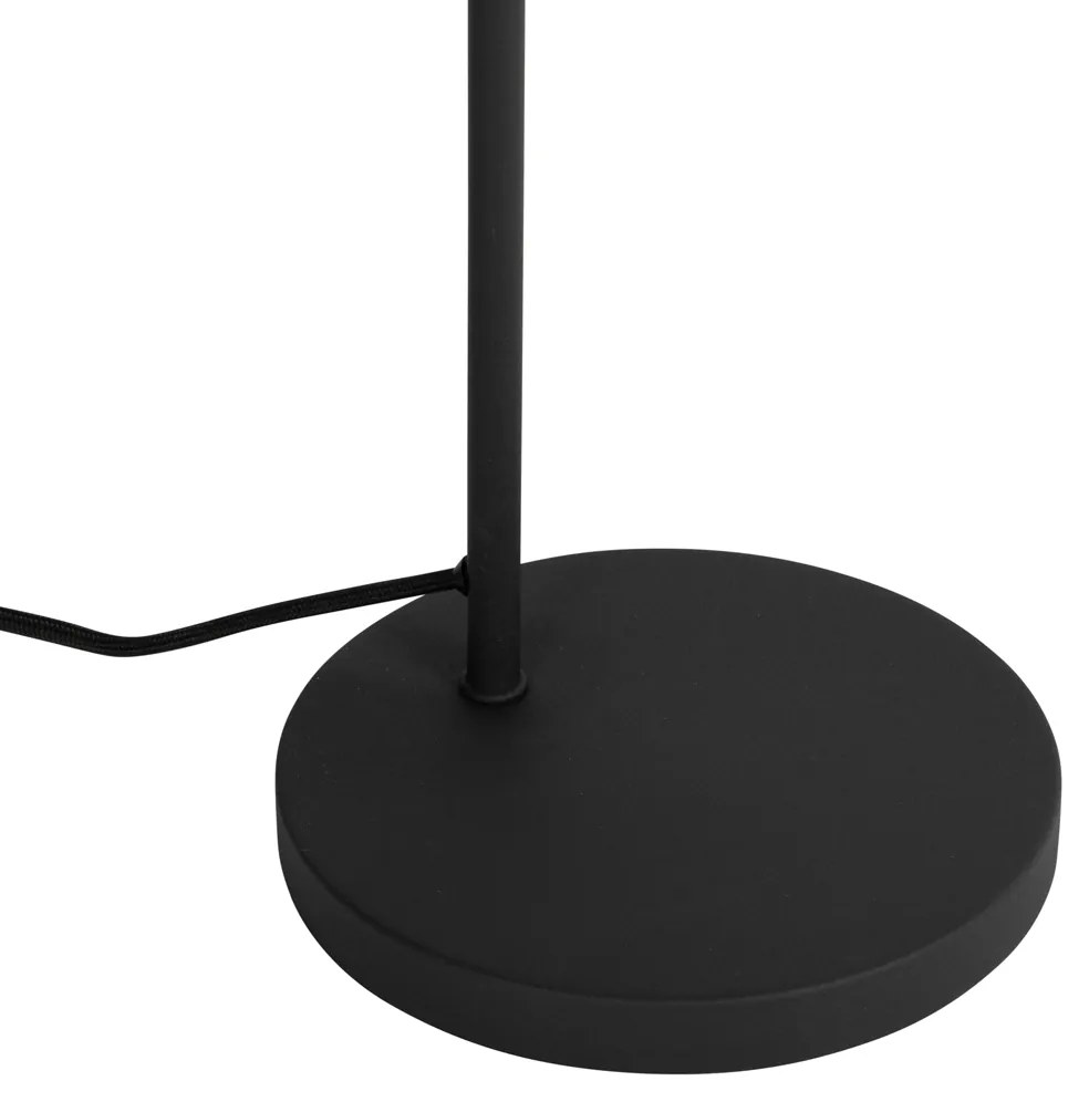 Retro asztali lámpa fekete aranyszínű belsővel - Jinte