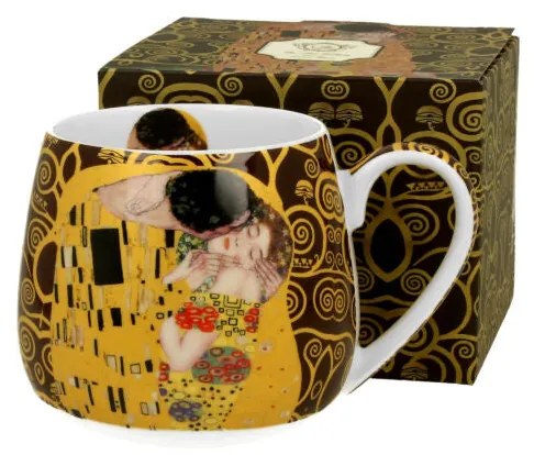 Klimt A Csók porcelán bögre díszdobozban 430 ml