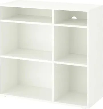 Ikea Vihals könyvespolc 4 polcos fehér 95x37x90 cm