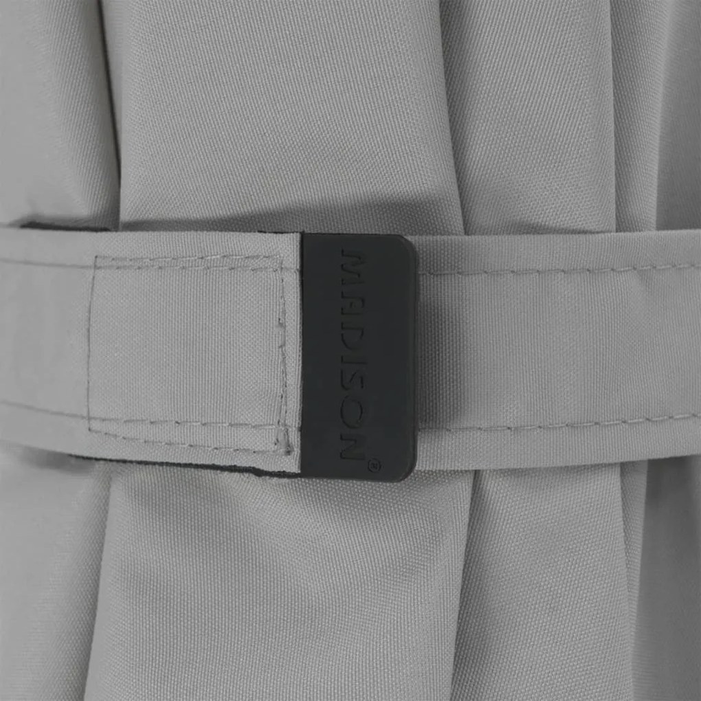 Madison Patmos Luxe szürke téglalap alakú napernyő 210 x 140 cm