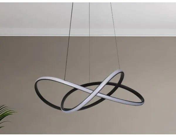 LED dimmelhető kábeles csillár LED/85W/230V 3000-6500K + távirányítóval