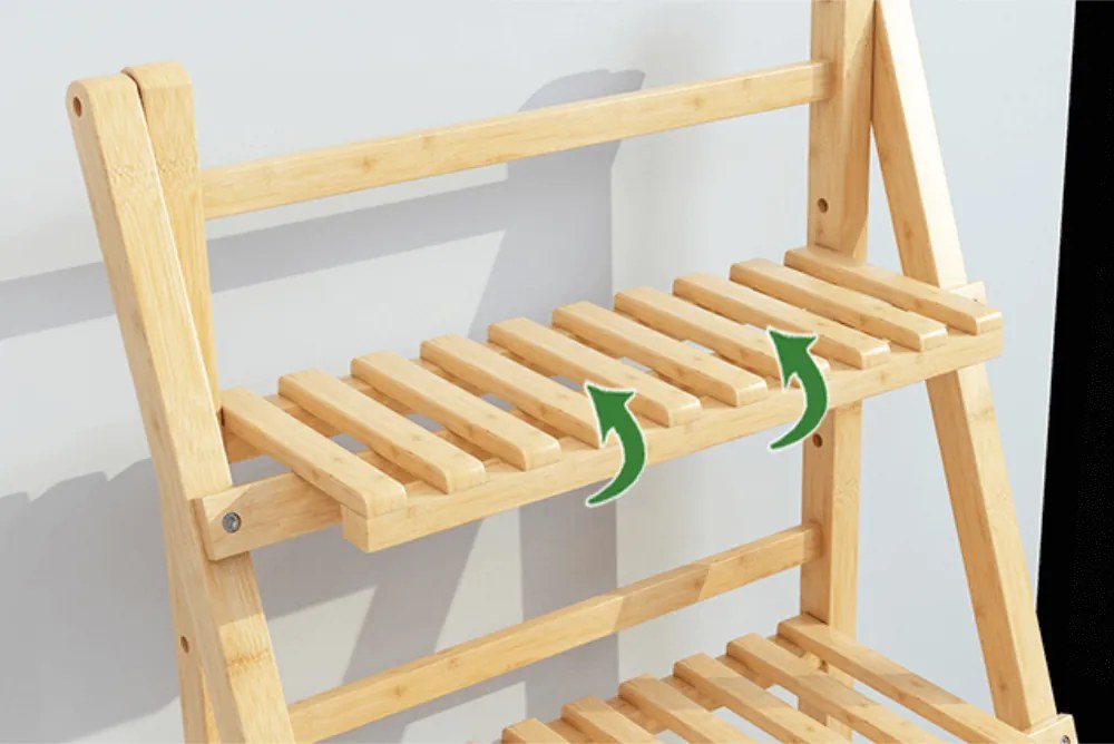 Összecsukható állvány, bambusz, NEPEL TYP 2 + ajándék