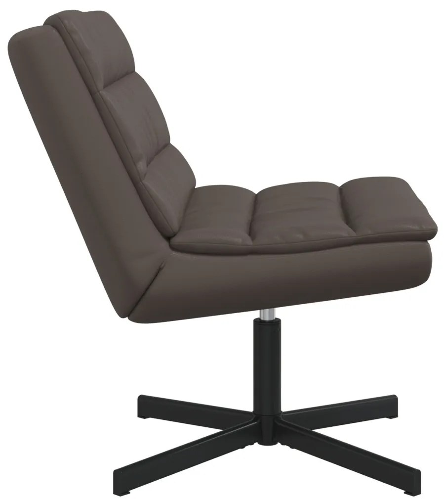 Forgószék Csokoládébarna Műbőr Közepes Ergonomikus Forgószék