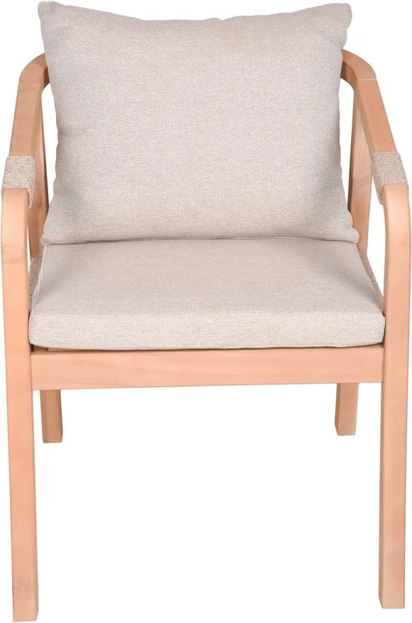 Natúr színű tömörfa kerti szék szett 2 db-os Bogota – Garden Pleasure