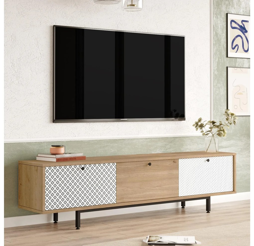 TV asztal/Szekrény Cassius 1 (tölgy) . 1101449