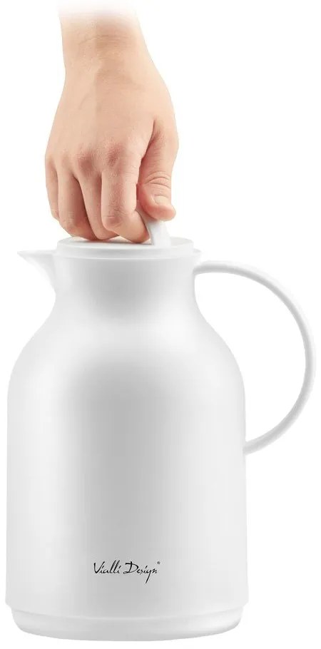 Fehér termosz, 1 l - Vialli Design