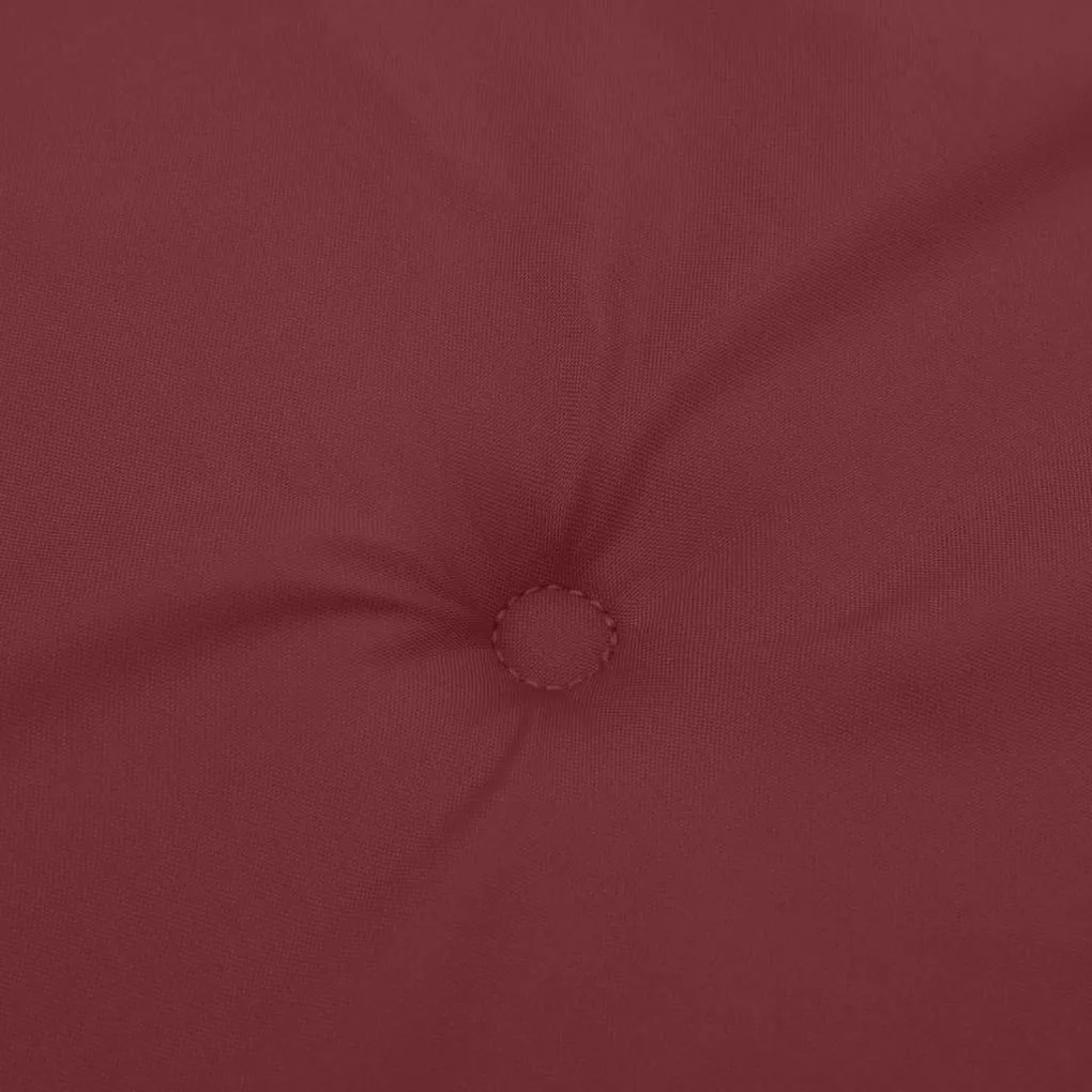 2 db melange bordó szövet kerti padpárna 180 x 50 x 7 cm