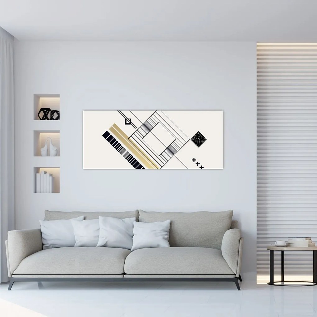 Kép - Geometriai formák N⁰6 (120x50 cm)