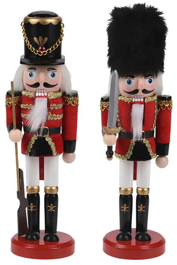 Diótörő figura XL 30 cm, karácsonyi dísz, 1 db