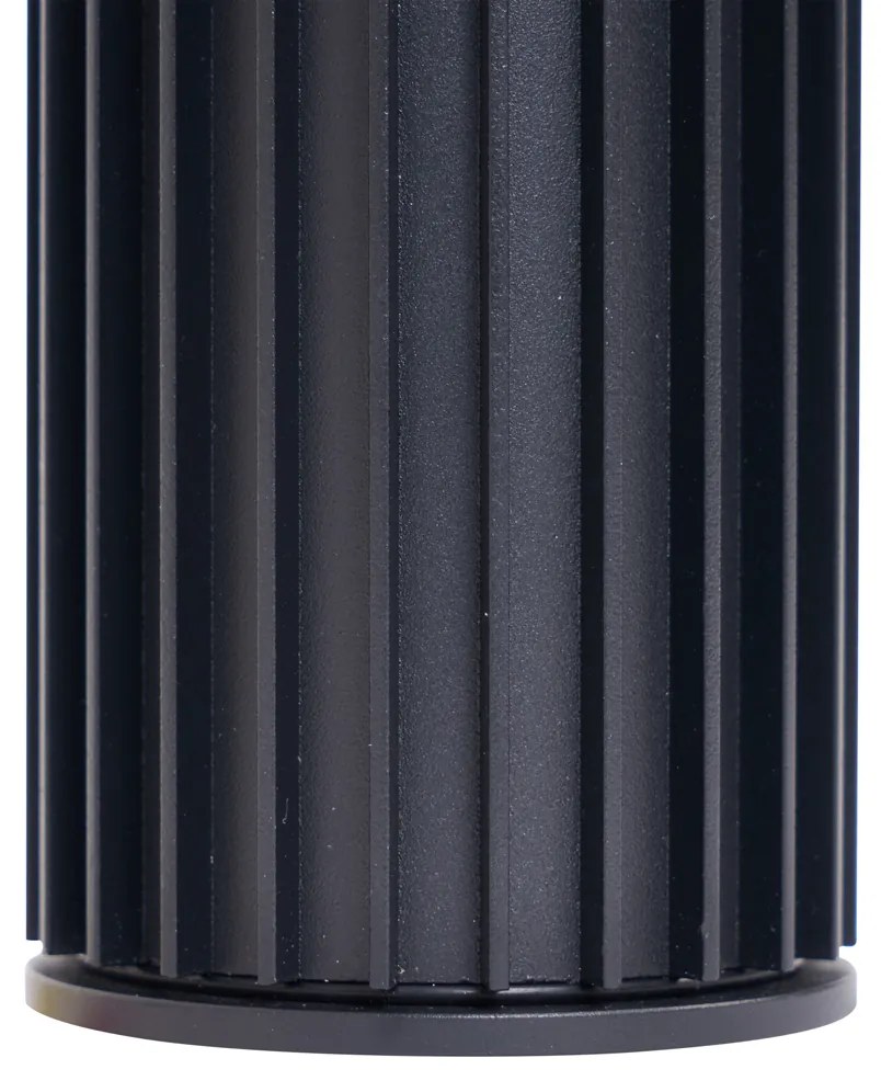 Design kültéri mennyezeti lámpa fekete IP44 - Boris