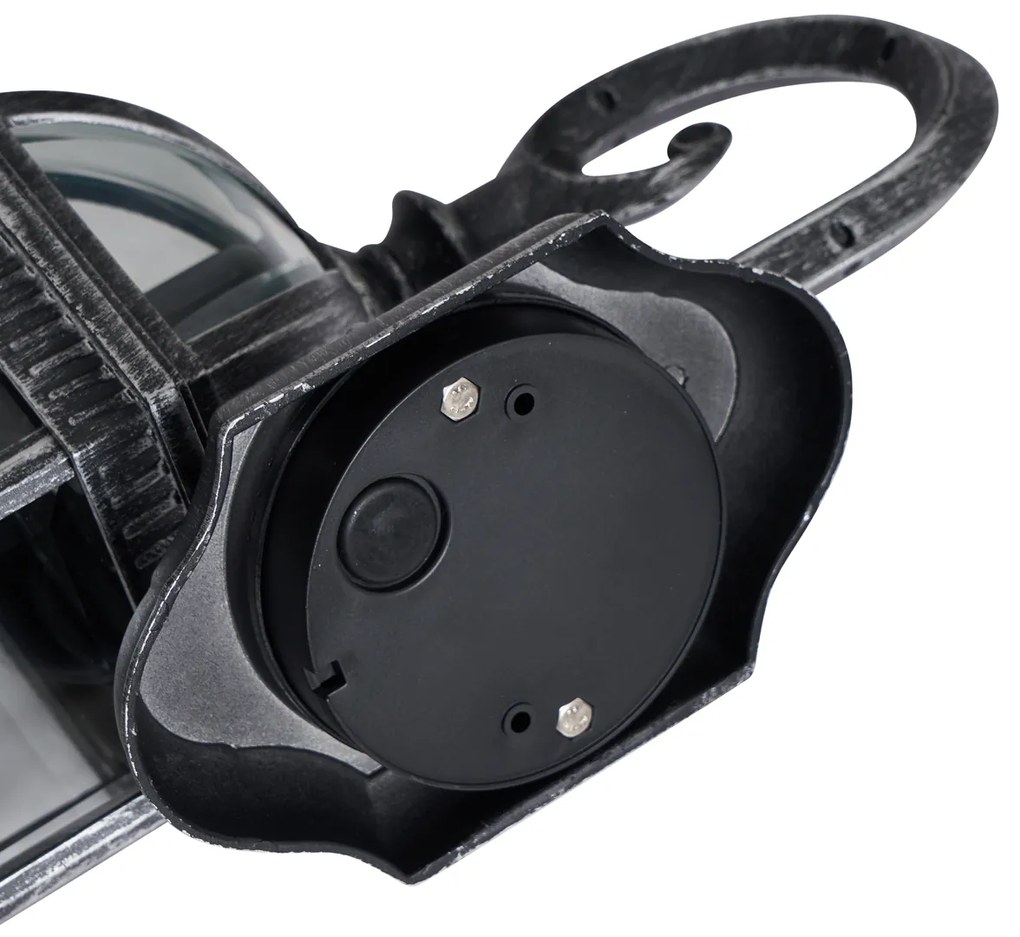 Klasszikus kültéri fali lámpa antik ezüst IP44 - Glasgow