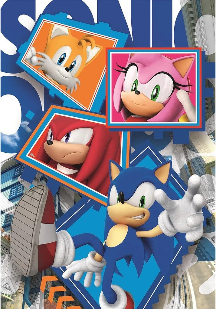 Sonic a sündisznó Action 104 db-os puzzle Clementoni