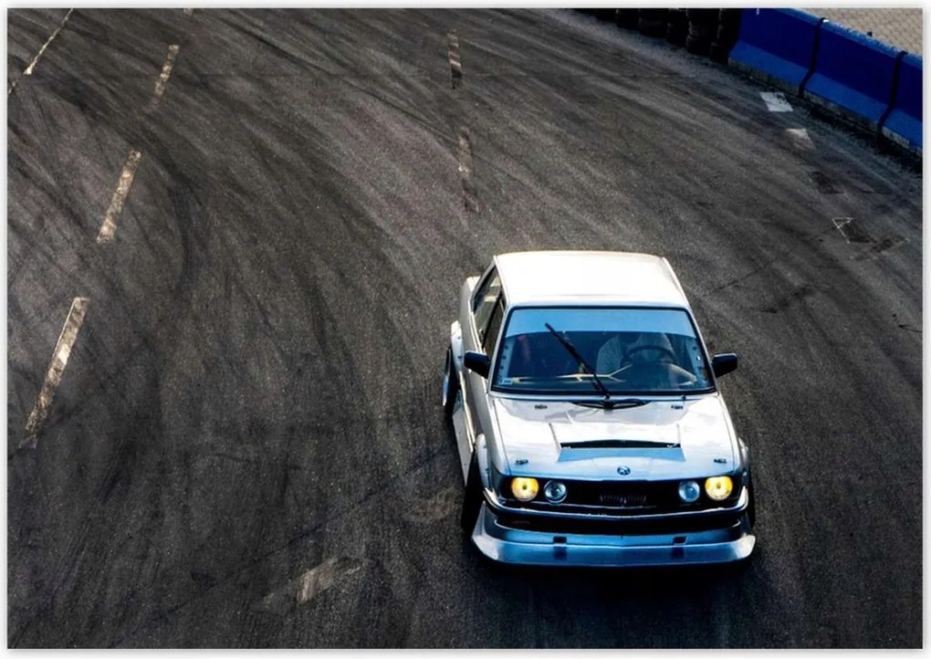 Poszterek 100x70 Fehér sportautó