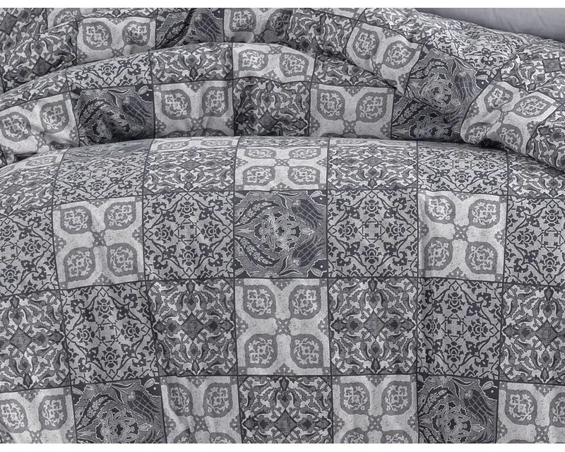 BedTex pamut ágynemét Ceramica szürke, 220 x 200 cm, 2 db 70 x 90 cm