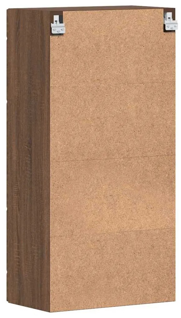 Fali szekrény polcokkal barna tölgy 55 x 29 x 100 cm Faanyag