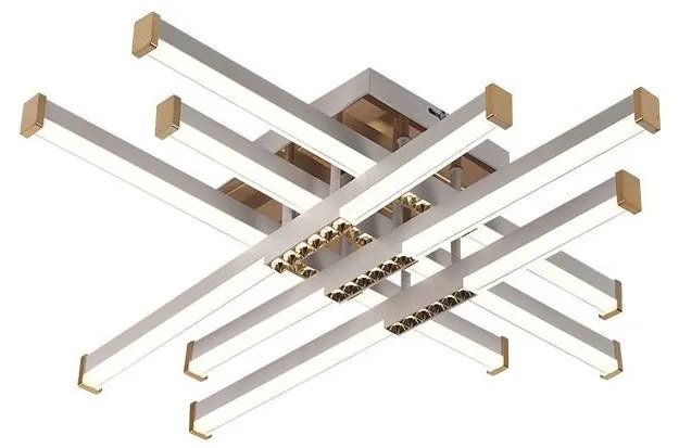 LED Dimmelhető felületre szerelhető csillár LED/90W/230V 3000-6500K + távirányítás