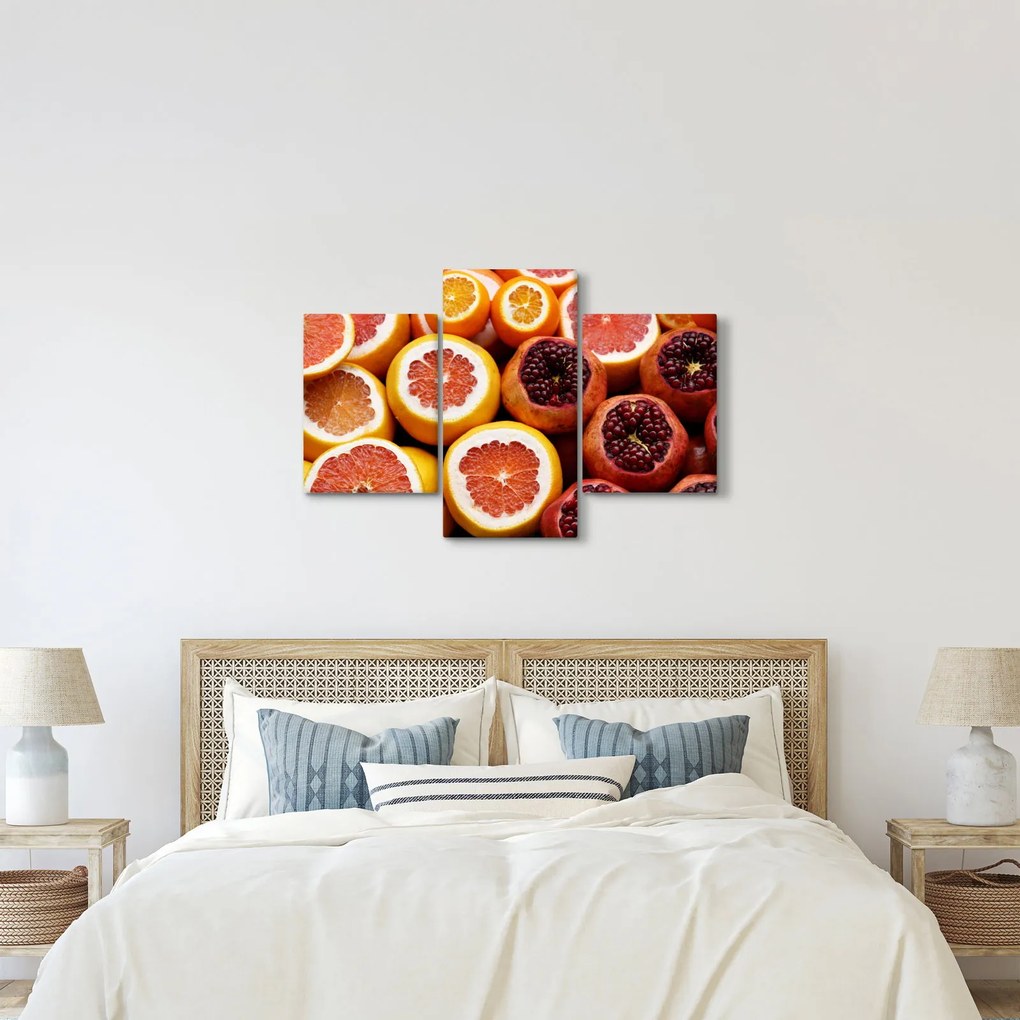 Narancsok és gránátalmák képe (90x60 cm)