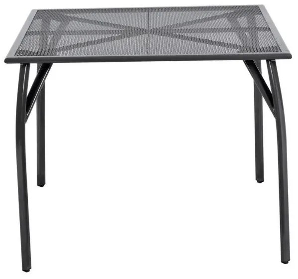 ROJAPLAST Kerti asztal fémből 72 x 90 x 90 cm