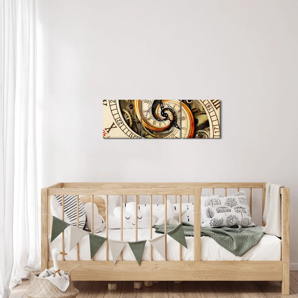 Egy óra képe (órával) (90x30 cm)