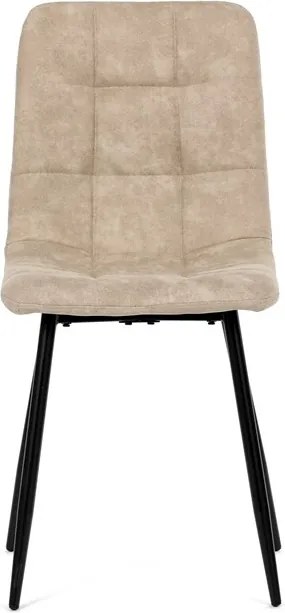 Étkezőszék, bézs, vintage szövet, CT-281 CRM3