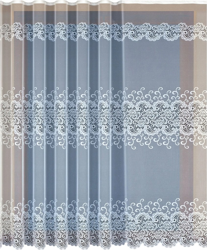 Mg Függöny jacquard 32784 Fehér 200cm magas lengyel 0,5m