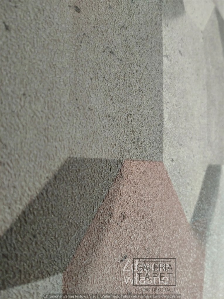 Tapéta Ugepa L77908 3D kő beton hatszög szürke bézs Kiárusítás!!!