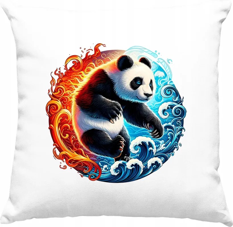 Panda párna Mese Színes 17 Fehér