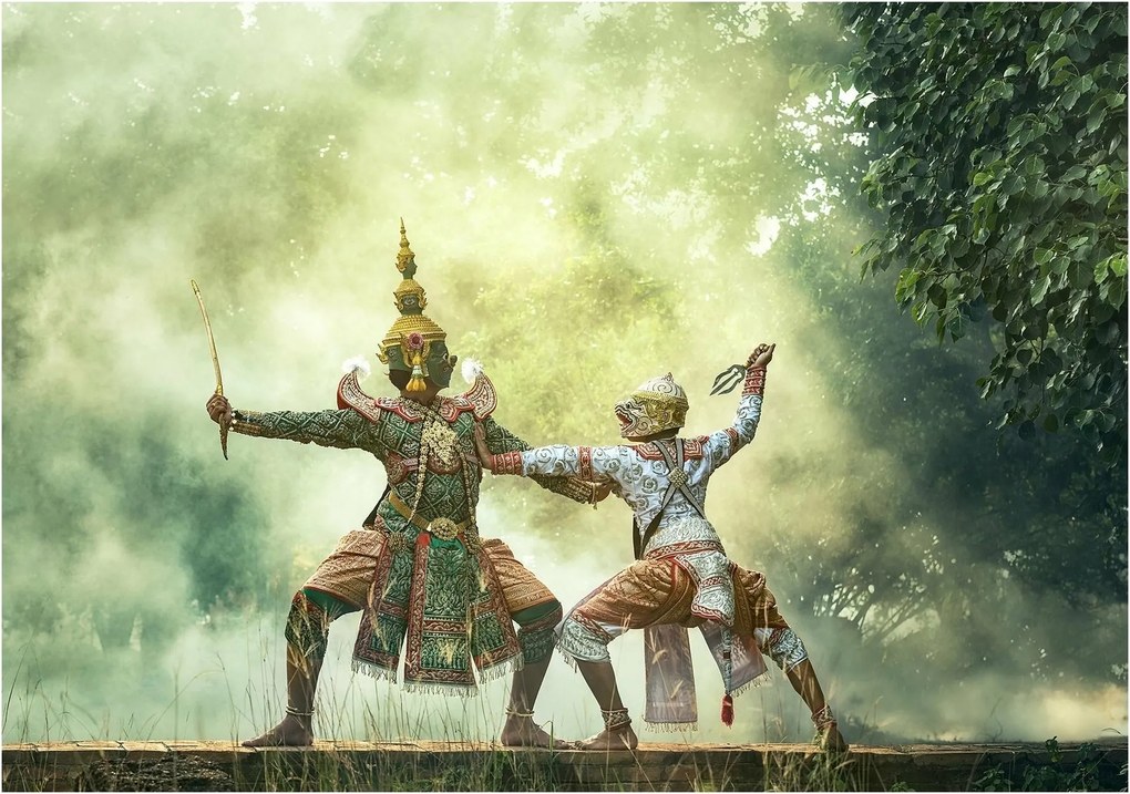 Fotótapéta Ifjúsági háttérkép harcosok 208 x 146