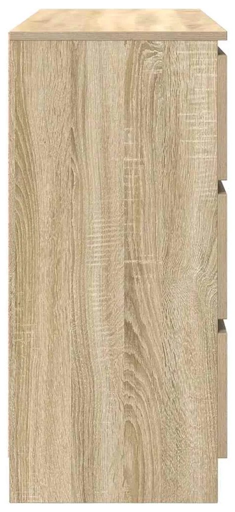 komód Sonoma tölgy 100x35x76 cm Gépelt fa