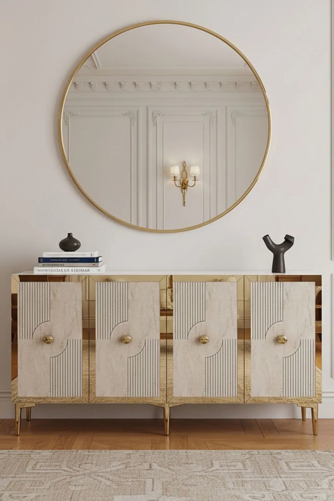 Pega 150 - White, Travertine, Gold